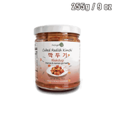 Food Jangter fermented cubed radish kimchi in a 255g glass jar – traditional Korean side dish, crunchy and mildly spicy