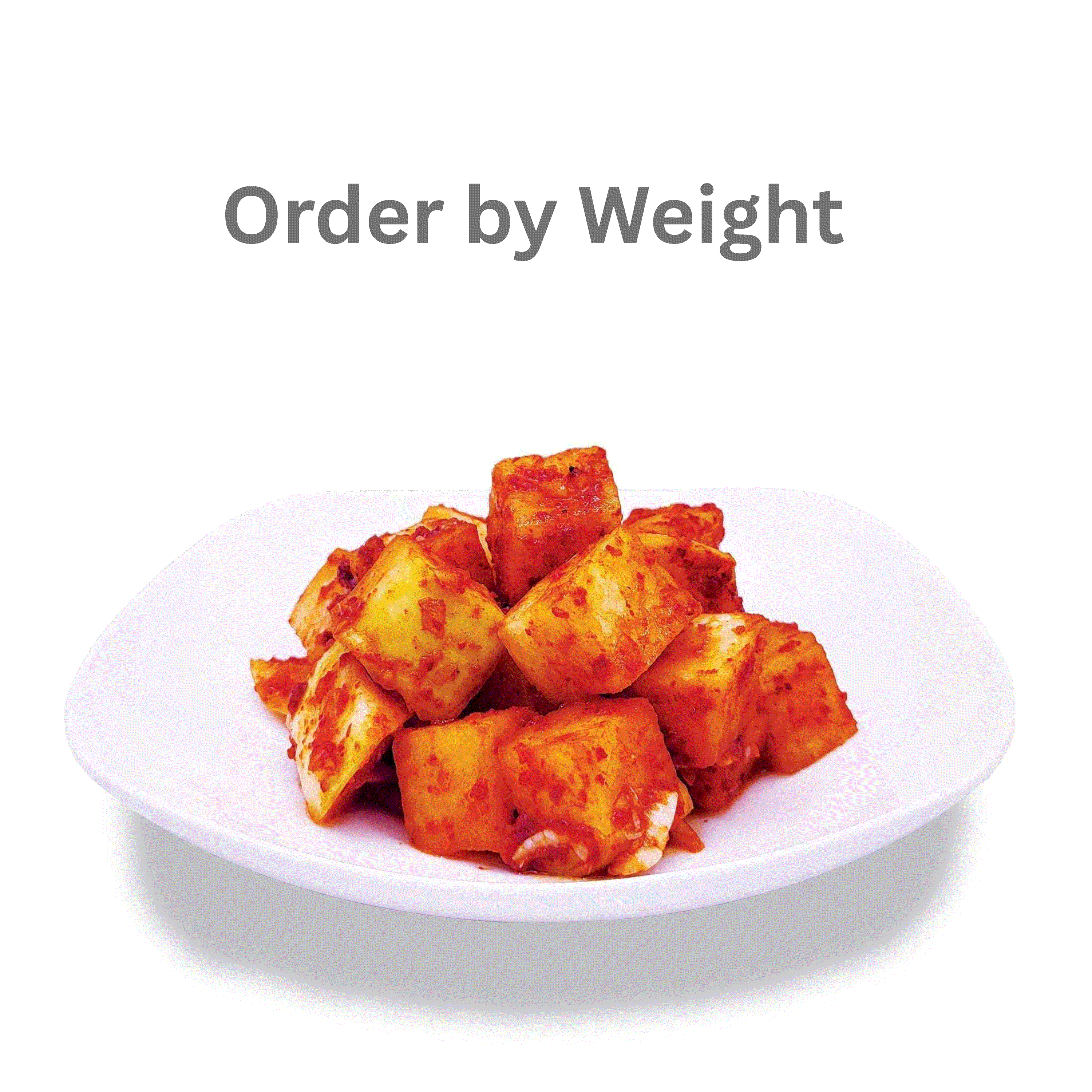 cubed radish kkakdugi order by weight dish